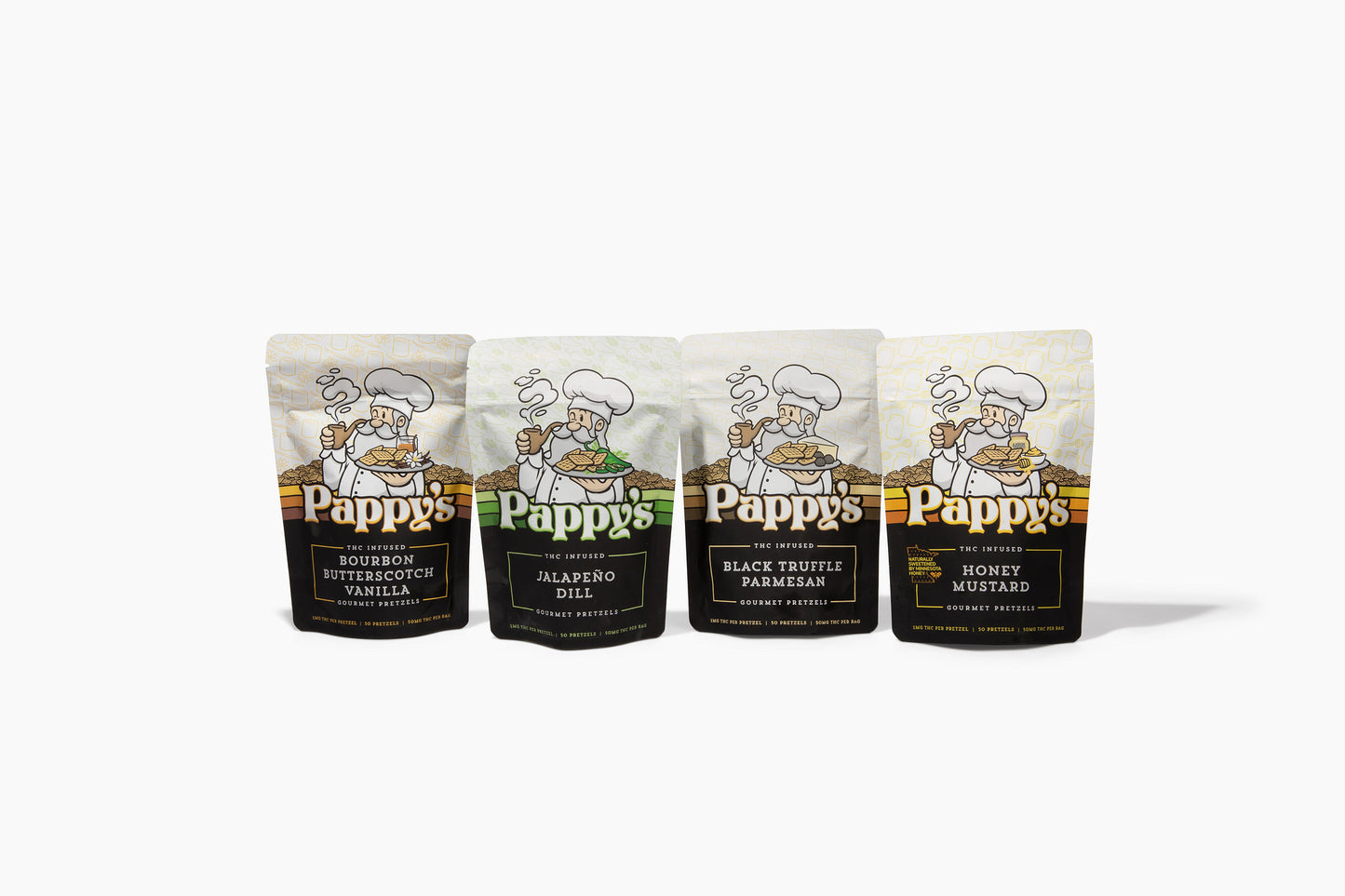 Pappy's Jalapeño Dill Pretzels 50mg THC