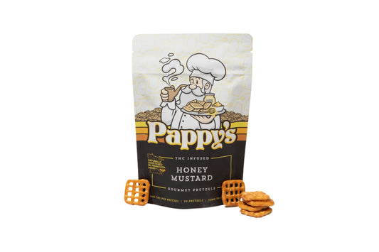 Pappy's Honey Mustard Pretzels 50mg THC