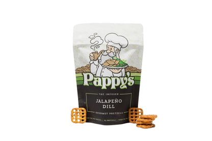 Pappy's Jalapeño Dill Pretzels 50mg THC