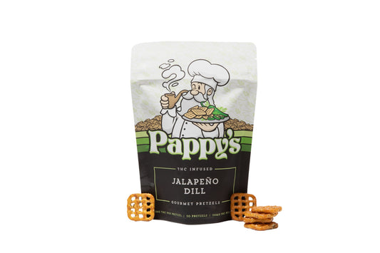 Pappy's Jalapeño Dill Pretzels 50mg THC