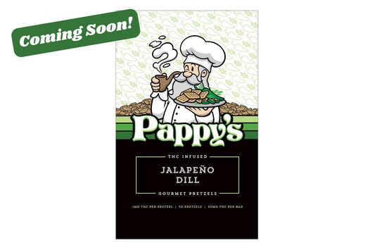 Pappy's Jalapeño Dill Pretzels 50mg THC