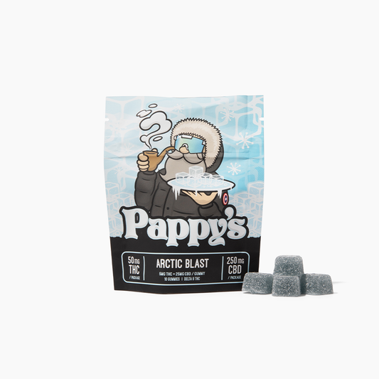Arctic Blast Gummies 50mg THC + 250mg CBD
