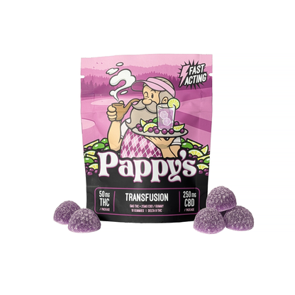 Transfusion Gummies 50mg THC + 250mg CBD