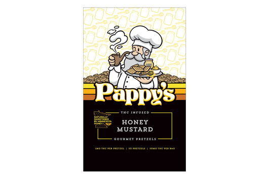 Pappy's Honey Mustard Pretzels 50mg THC