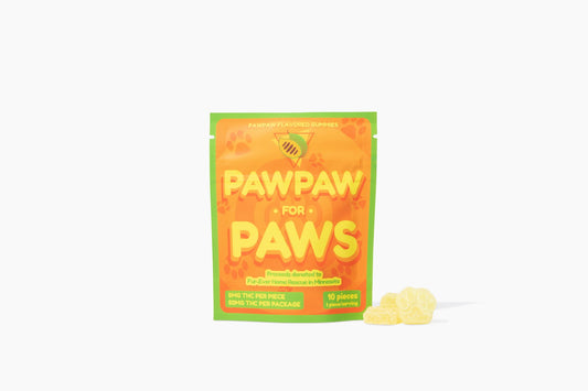 PawPaw for Paws Gummies 50mg THC + 50mg CBD